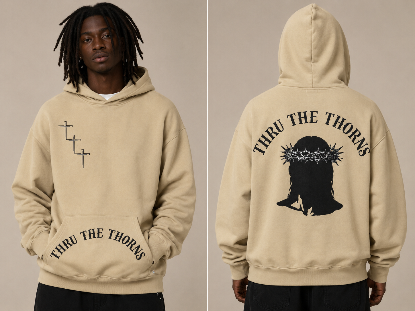 Kingdom Khaki Hoodie